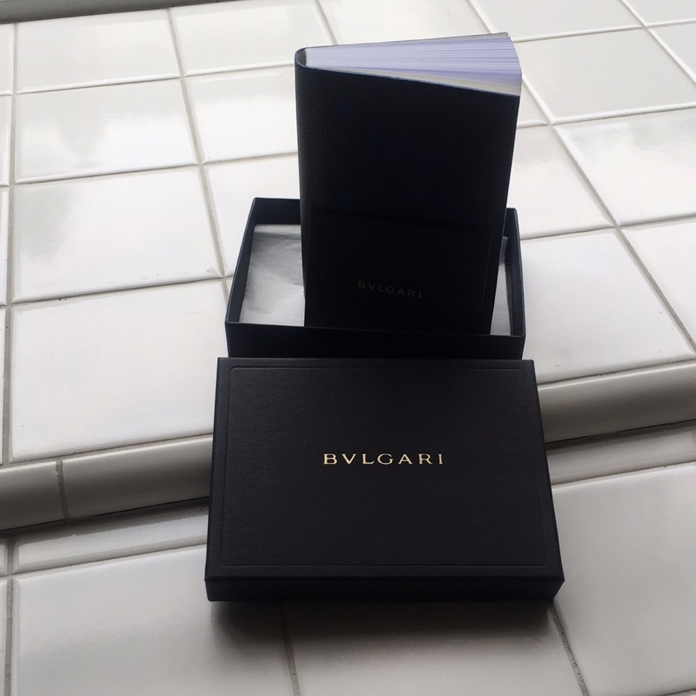 Bvlgari Notebook w/Authenticity Certificate